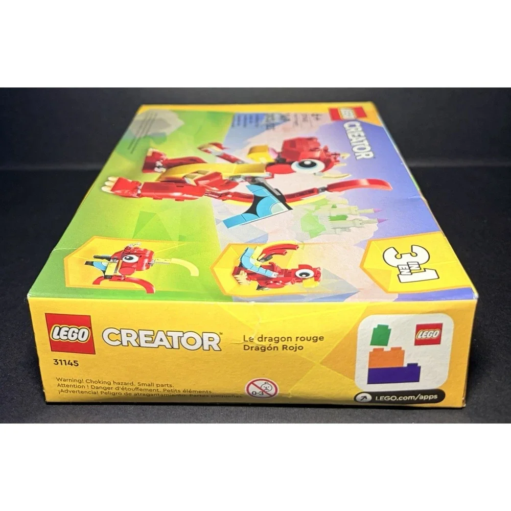 LEGO‎ 31145 Creator 3in1 Red Dragon Toy Building Set. NEW SEALED